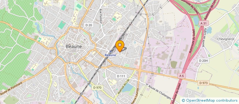 localisation de l'entreprise SCI DU PARISIEN à BEAUNE