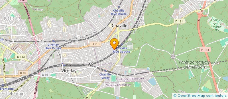 localisation de l'entreprise SCI DU PARK à CHAVILLE