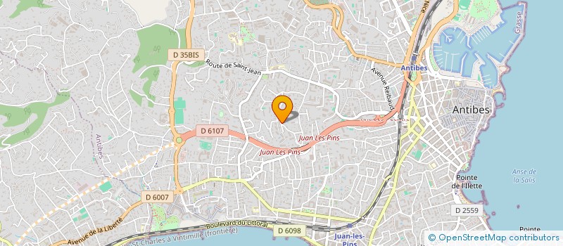 localisation de l'entreprise SCI DU PARK à ANTIBES
