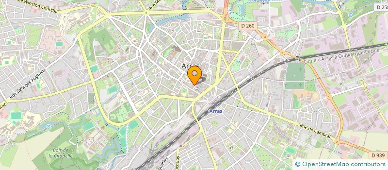 localisation de l'entreprise SCI DU PARK à ARRAS