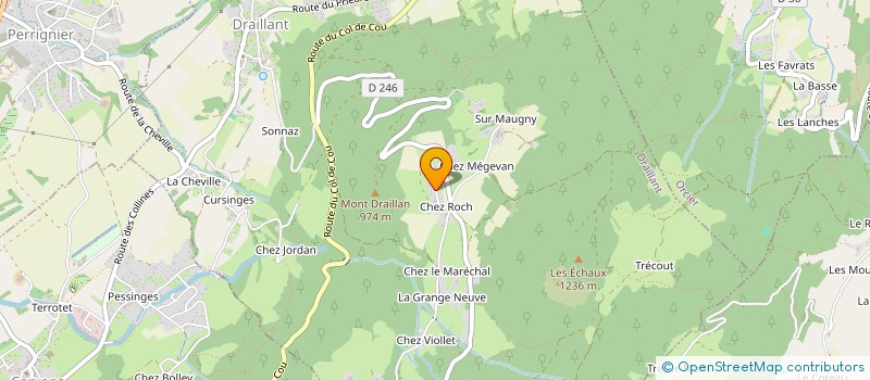 localisation de l'entreprise SCI DU PARK  DRAILLANT