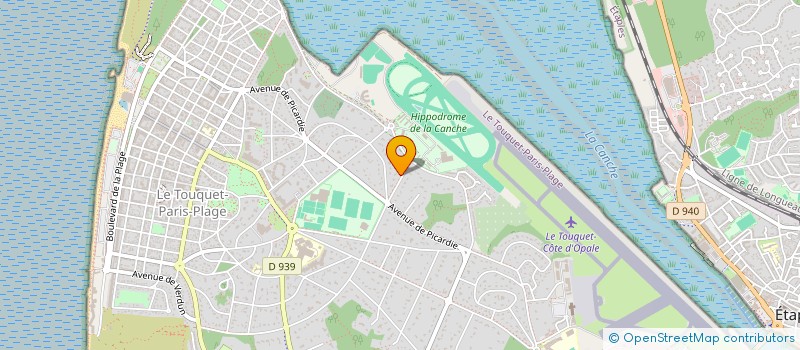 localisation de l'entreprise SCI DU PARKING DEFASQUE ET CARLIER à LE TOUQUET-PARIS-PLAGE