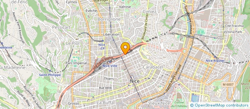 localisation de l'entreprise SCI DU PARKING MARSHALL à NICE