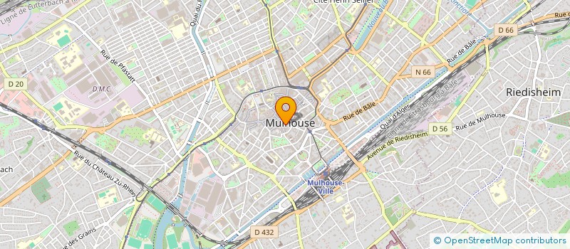 localisation de l'entreprise SCI DU PARKING PUBLIC GUILLAUME TELL  MULHOUSE