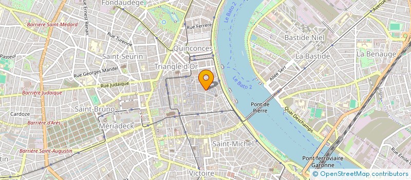 localisation de l'entreprise SCI DU PARLEMENT  BORDEAUX