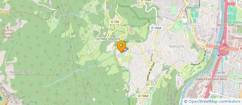 localisation de l'entreprise SCI DU PARLEMENT à SEYSSINS