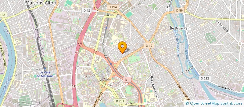 localisation de l'entreprise SCI DU PARVIS à CRETEIL