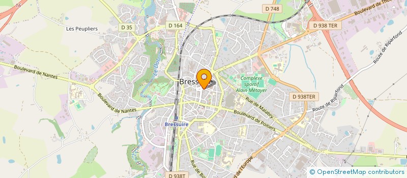 localisation de l'entreprise SCI DU PARVIS  BRESSUIRE