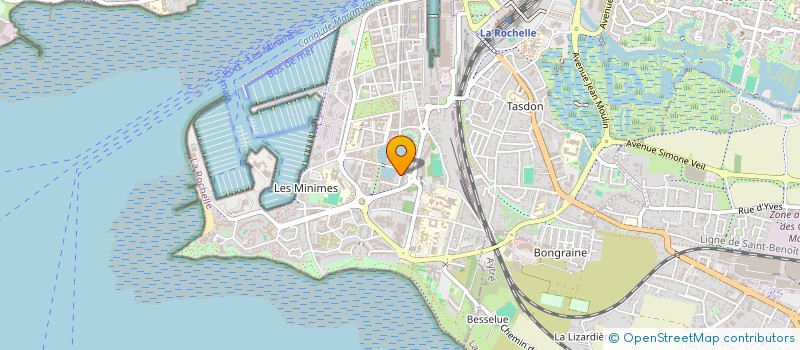 localisation de l'entreprise SCI DU PARVIS  LA ROCHELLE