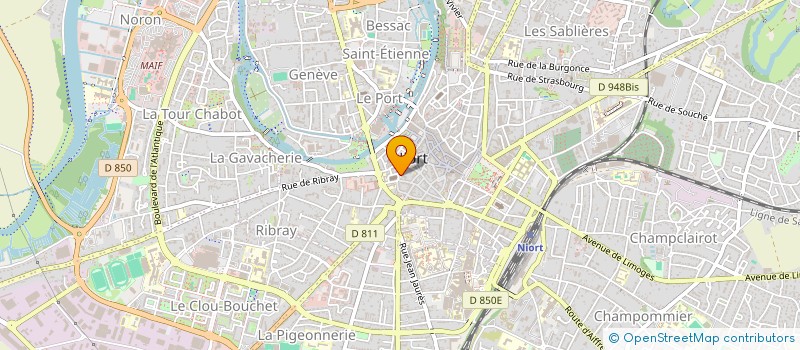 localisation de l'entreprise SCI DU PARVIS NOTRE DAME à NIORT