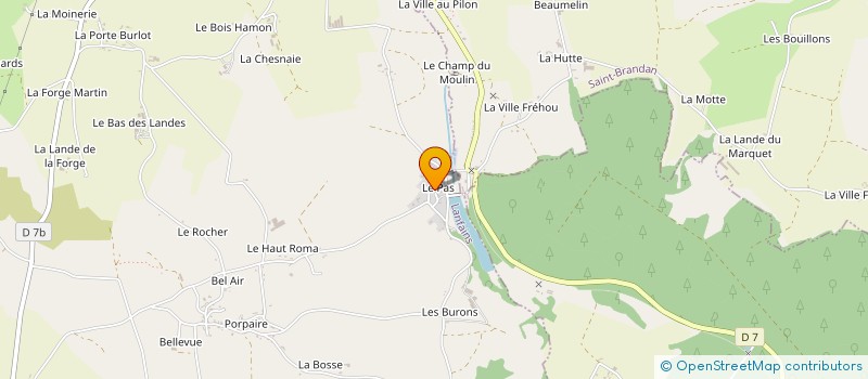 localisation de l'entreprise SCI DU PAS  LANFAINS