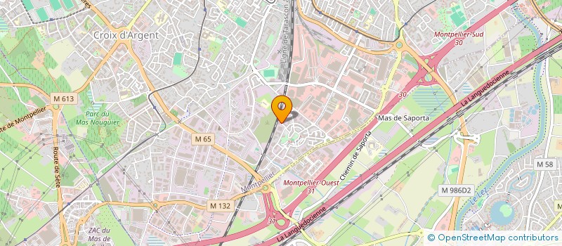 localisation de l'entreprise SCI DU PASCALET  MONTPELLIER