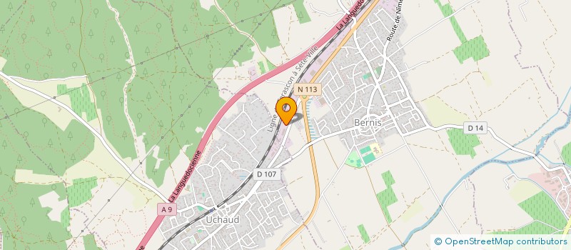 localisation de l'entreprise SCI DU PASSADOU  BERNIS