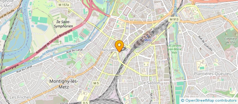 localisation de l'entreprise SCI DU PASSAGE 2005  METZ