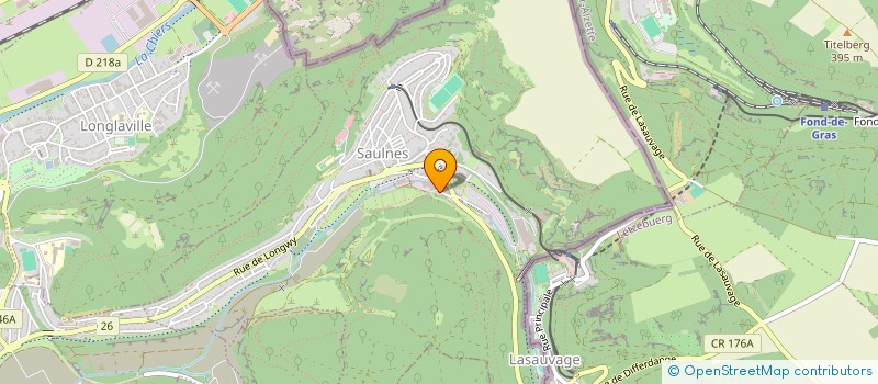 localisation de l'entreprise SCI DU PASSAGE  SAULNES