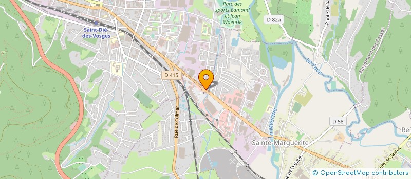 localisation de l'entreprise SCI DU PASSAGE  SAINT-DIE-DES-VOSGES