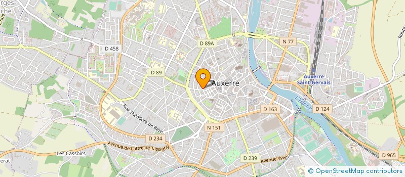 localisation de l'entreprise SCI DU PASSAGE à AUXERRE