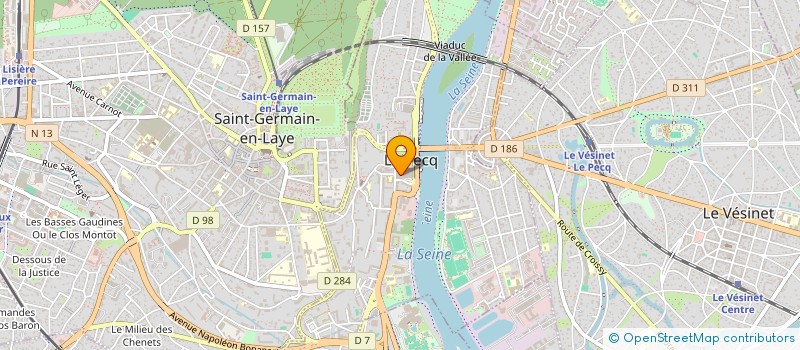 localisation de l'entreprise SCI DU PASSAGE  LE PECQ