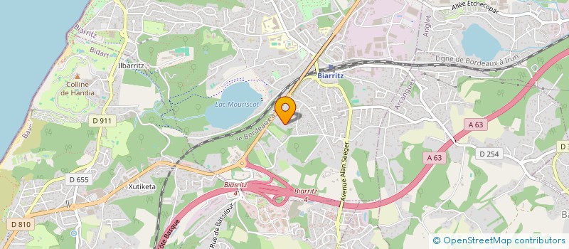 localisation de l'entreprise SCI DU PASSAGE BELLEVUE à BIARRITZ