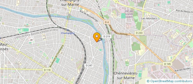 localisation de l'entreprise SCI DU PASSAGE DES GRANDS BOULEVARDS à SAINT-MAUR-DES-FOSSES