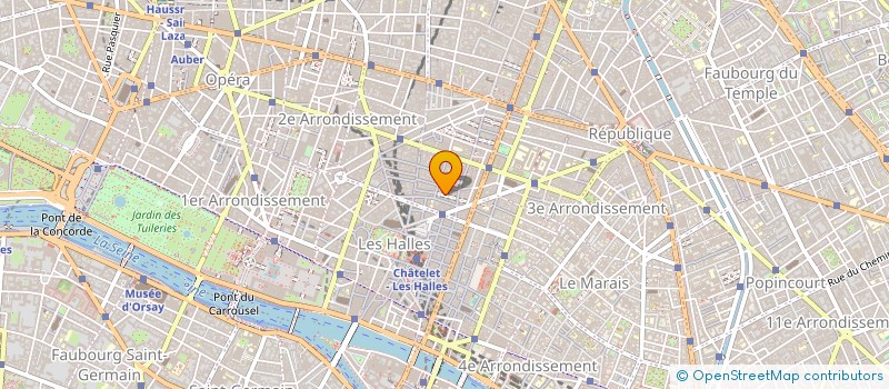 localisation de l'entreprise SCI DU PASSAGE DU GRAND CERF ACB  PARIS