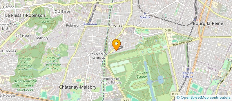 localisation de l'entreprise SCI DU PASSAGE DU THEATRE à SCEAUX