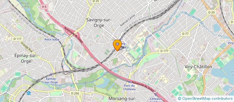 localisation de l'entreprise SCI DU PASSAGE SEVERINE à SAVIGNY-SUR-ORGE