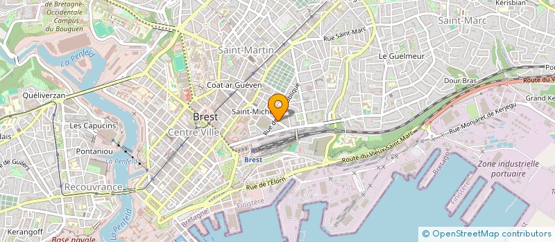 localisation de l'entreprise SCI DU PASSAGE SIAM  BREST