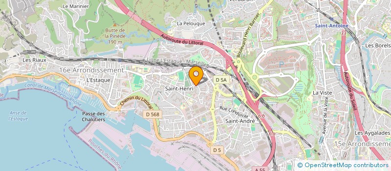 localisation de l'entreprise SCI DU PASSET à MARSEILLE