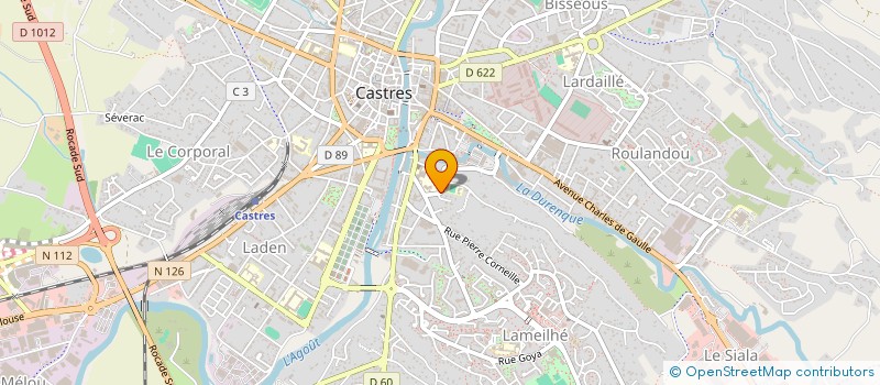 localisation de l'entreprise SCI DU PASTEL à CASTRES