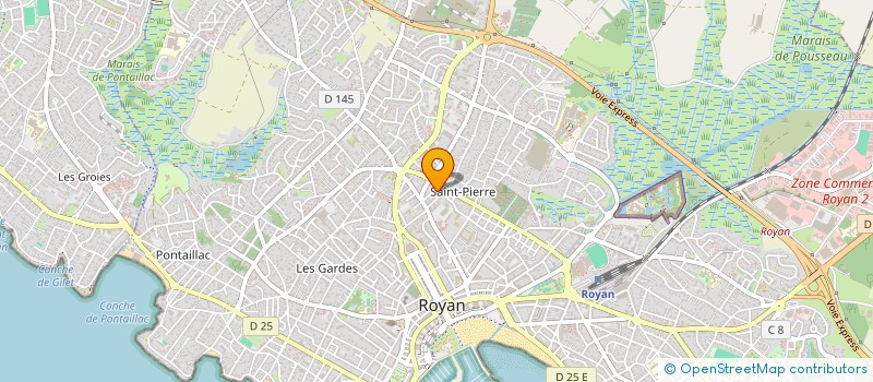 localisation de l'entreprise SCI DU PASTOUR  ROYAN