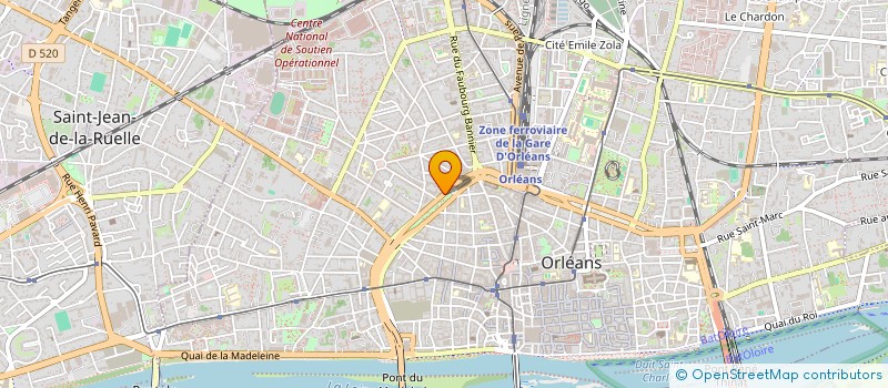 localisation de l'entreprise SCI DU PATIO  ORLEANS