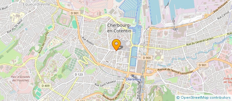 localisation de l'entreprise SCI DU PATIO à CHERBOURG-EN-COTENTIN