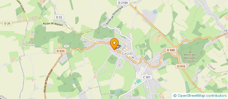 localisation de l'entreprise SCI DU PATIO  CASSEL