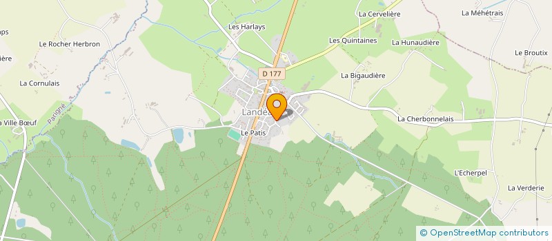 localisation de l'entreprise SCI DU PATIS  LANDEAN