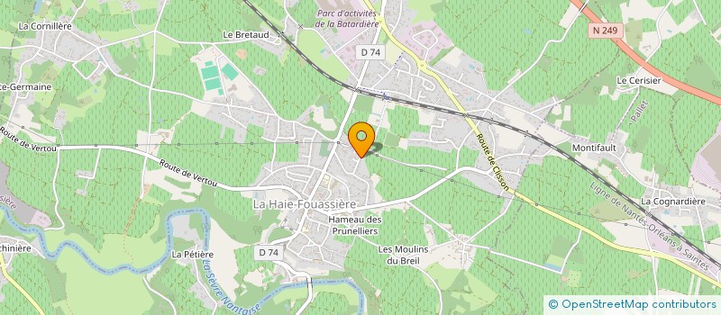 localisation de l'entreprise SCI DU PATIS-RENOLPHIE  LA HAIE-FOUASSIERE