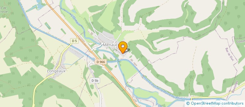 localisation de l'entreprise SCI DU PATOUILLAT à MENAUCOURT