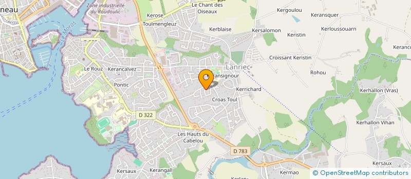 localisation de l'entreprise SCI DU PATRIMOINE  CONCARNEAU