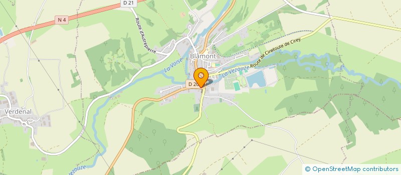 localisation de l'entreprise SCI DU PATURAL  BLAMONT