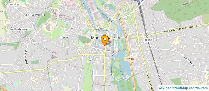 localisation de l'entreprise SCI DU PAVE à MONTARGIS