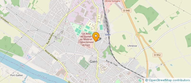 localisation de l'entreprise SCI DU PAVE à GIEN