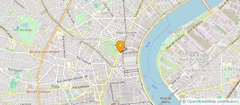 localisation de l'entreprise SCI DU PAVE  BORDEAUX