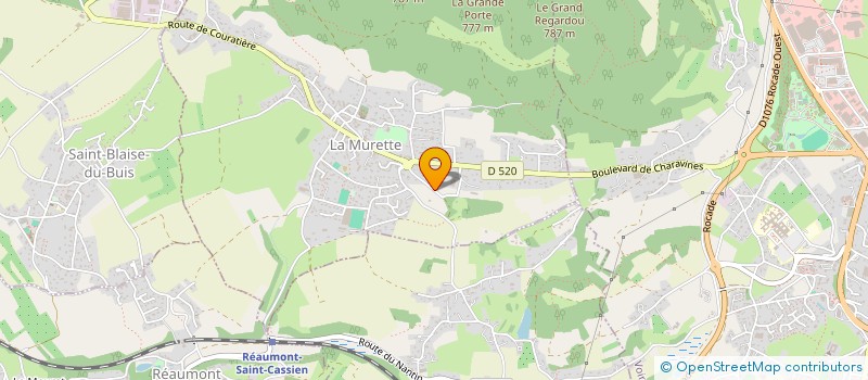 localisation de l'entreprise SCI DU PAVE  LA MURETTE