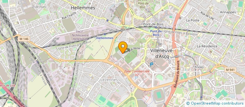 localisation de l'entreprise SCI DU PAVE DU MOULIN à LILLE
