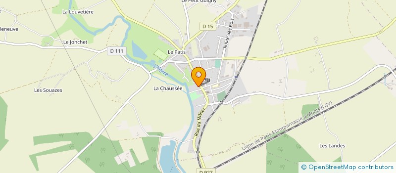 localisation de l'entreprise SCI DU PAVILLON à VALD'YERRE