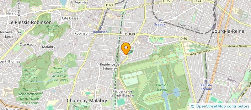 localisation de l'entreprise SCI DU PAVILLON à SCEAUX