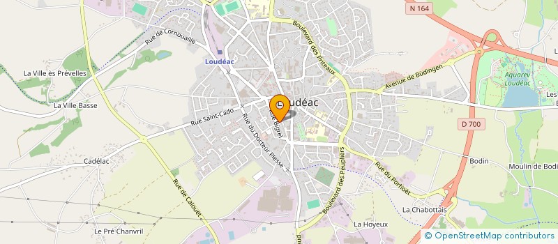 localisation de l'entreprise SCI DU PAVILLON à LOUDEAC