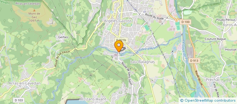 localisation de l'entreprise SCI DU PAVILLON  ARGELES-GAZOST