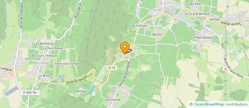 localisation de l'entreprise SCI DU PAVILLON à VIRE