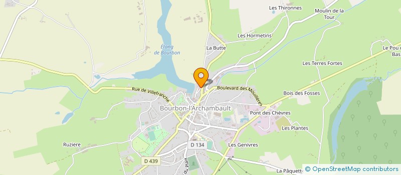 localisation de l'entreprise SCI DU PAVILLON  SAINT-AUBIN-LE-MONIAL